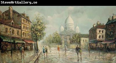 marie kroyer Montmartre sous la pluie